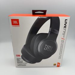New JBL Live 770 NC Wireless Noise Canceling Stereo Over Ear Headset Black