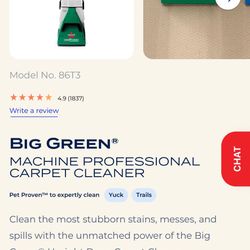 BRAND NEW Bissell Professional Carpet Cleaner