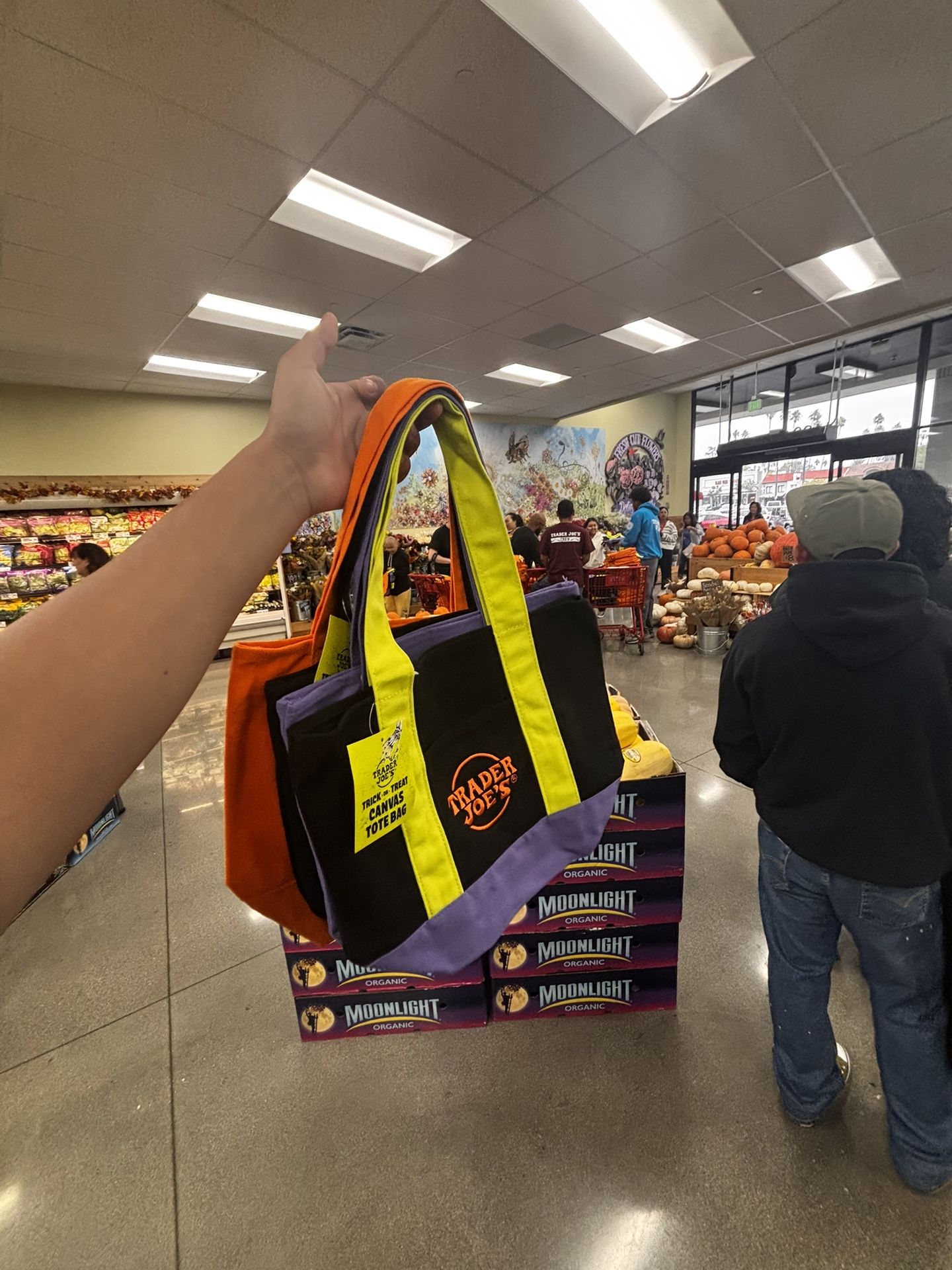 Halloween Trader Joe Tote Bags