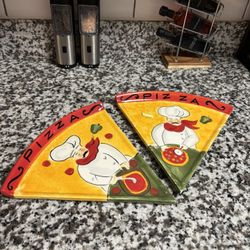 Cute Pizza Plates
