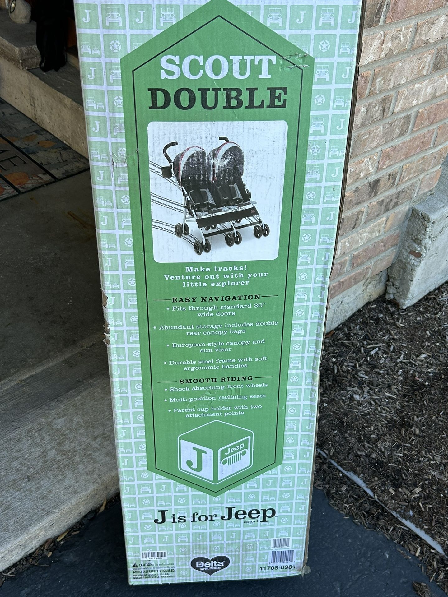 Jeep Scout Double Stroller