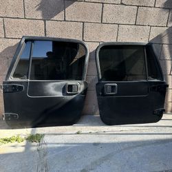 Jeep Wrangler YJ Cj7 Full Doors Black Oem 81-95 Complete 