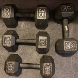 Cast Iron Dumbbell (35lbs only)