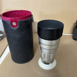 Vemar 200mm (F/4.8) Telephoto Lens with Case 