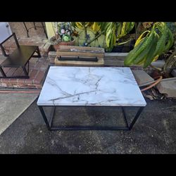 Faux Marble Coffee Table