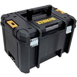 DEWALT DWST17806 TSTAK VI Deep Storage Box w/Flat Top - Black New