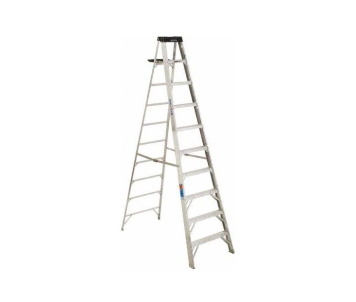 12 Ft WERNER ladder PLATFORM LADDER