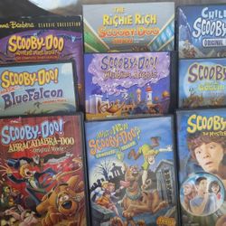 9 Scooby-Doo DVD's