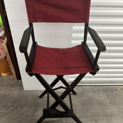 Vintage Pier 1 Imports Red & Black Director’s Chair