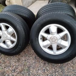 RIMS 16X7....255/70R16....6 LUGS FIT TOYOTA TACOMA NISSAN XTERRA NISSAN IZUSO RODEO NISSAN FRONTIER NISSAN PATHFINDER 