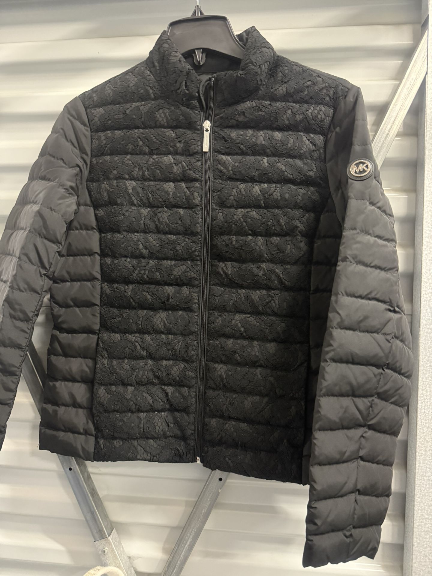 michael kors puffer jacket women Size M Black