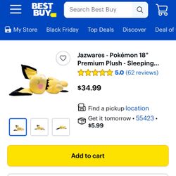 Brand New Pokémon Plushy 