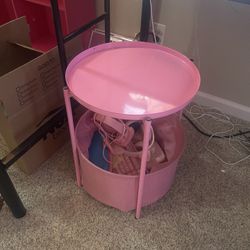 Pink Side Table