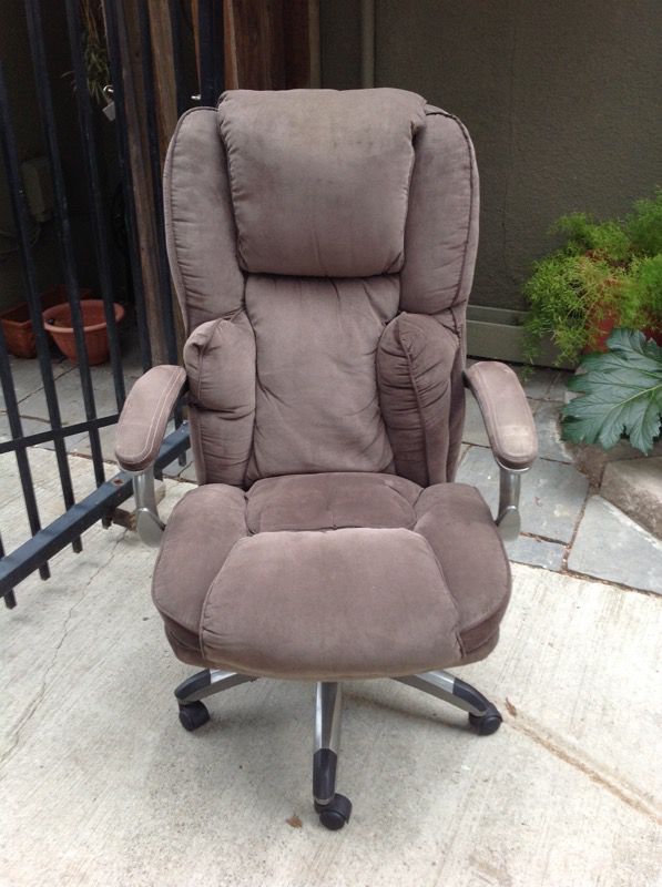 Serta Suede Executive Office Chair