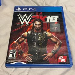 WWE 18 For PS4 And PS5
