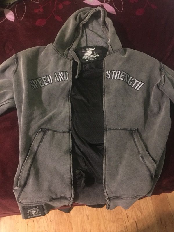 Speed and strength hoodie jacket