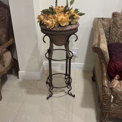 Artificial Flower Pot Stand Fake Flower Pot Display 