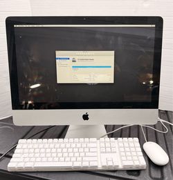 Apple iMac A1311 All-in-One Desktop Computer Silver w/ Apple Keyboard & Mouse