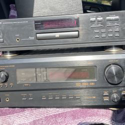 DENON receiver & Cd Player
