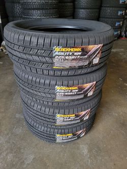 225 65 17 NEW TIRES RAV4 ROUGE HIGHLANDER CRV EQUINOX CARAVAN JOURNEY KIA