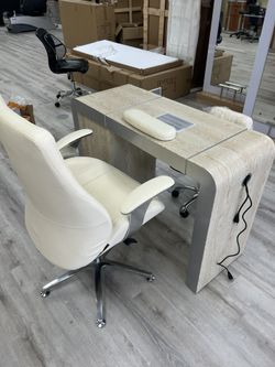 Manicure Table and tall chair