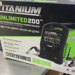 Brand New Titanium Unlimited 200 Multi process Welding Machine 