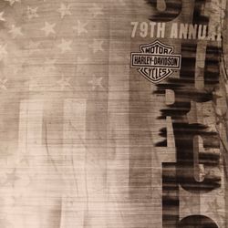 Men's Size Large Harley Davidson Shirt 19th Annual South Dakota Motorcycle