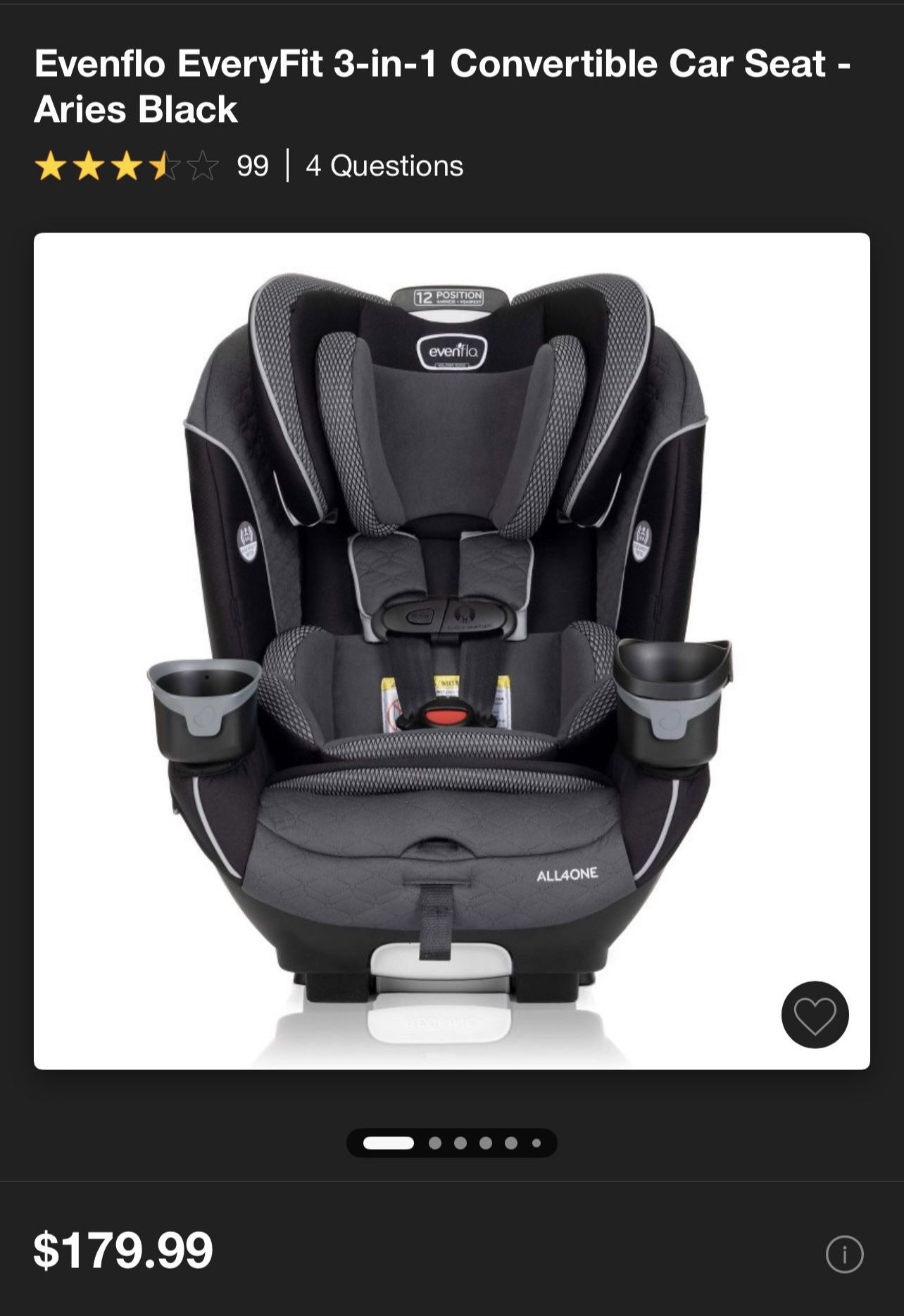 Evenflo Nurturemax Infant Evenflo Infant Car Seat Walmart Evenflo In  Convertible Car Seat