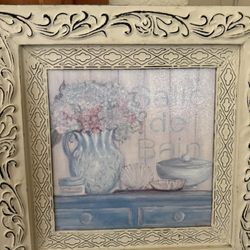 Shabby chic Framed Pic decor 