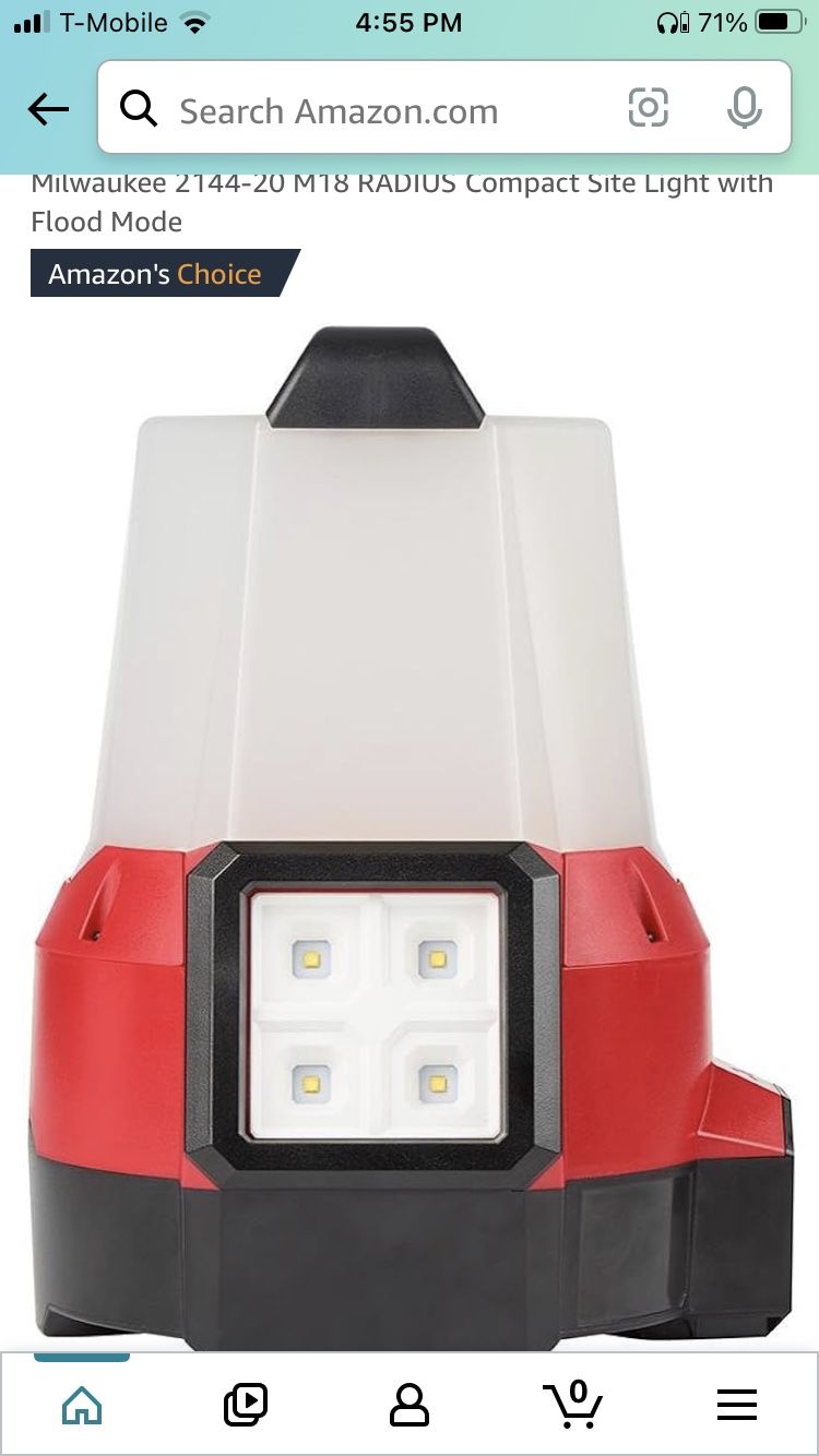 Milwaukee M18 Light w/Flood Mode