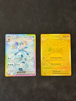 Pokemon TCG Glaceon & Mega Gardevoir EX Cards