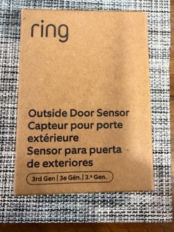 New: Ring outside door sensor