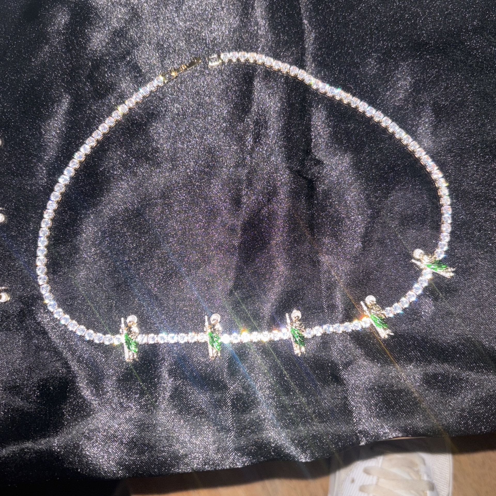 Necklace And Bracelet Combo Laminated Gold