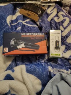 MK-1 LED Flashlight 2-Pack with Mini Keychain Light