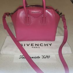 Pink Mini Antigona Givenchy Purse Bag