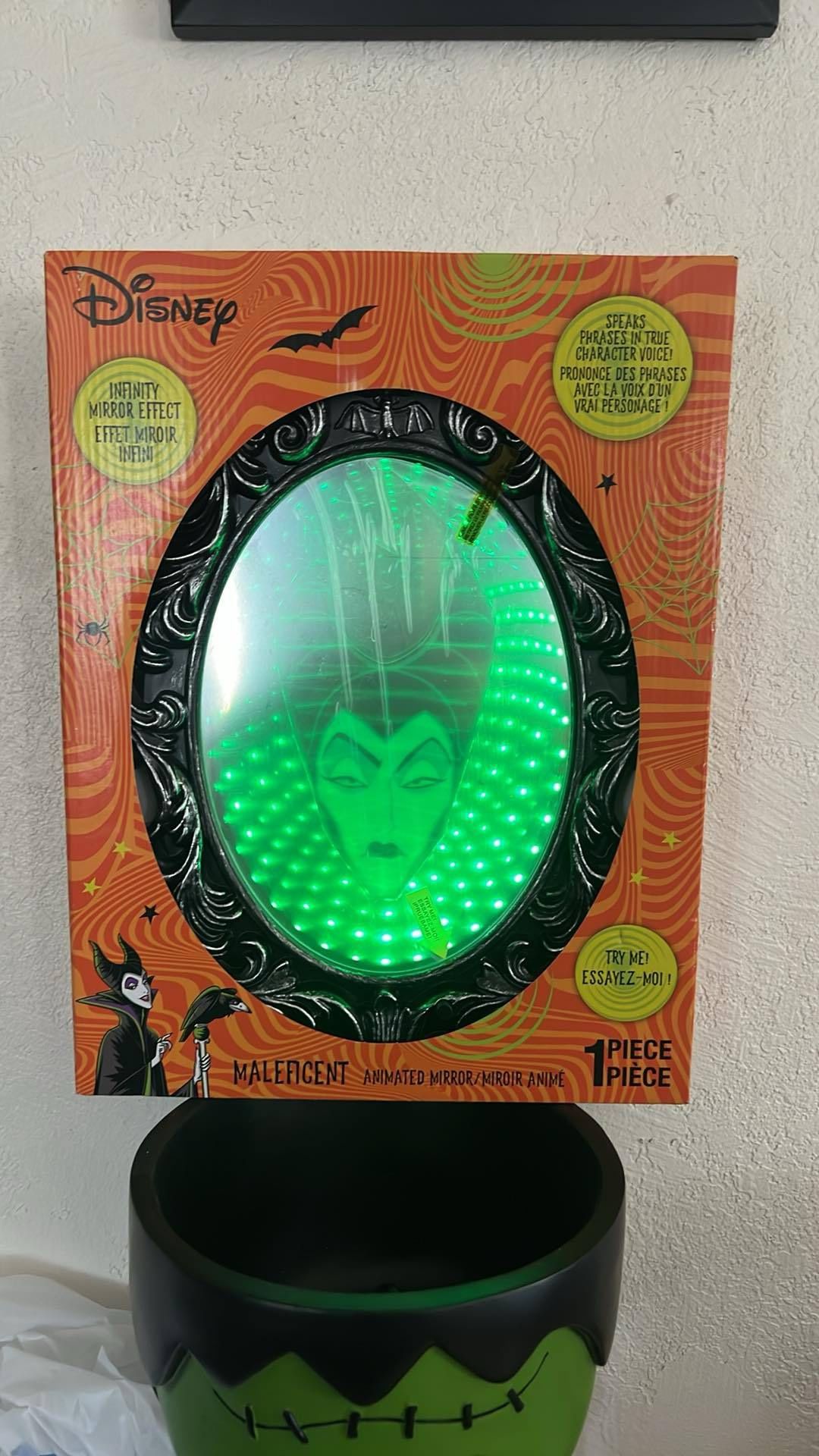 Disney Maleficent Halloween Villian Animated Mirror