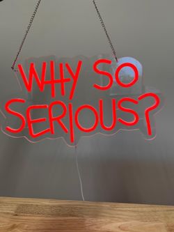 Why so serious red LED light