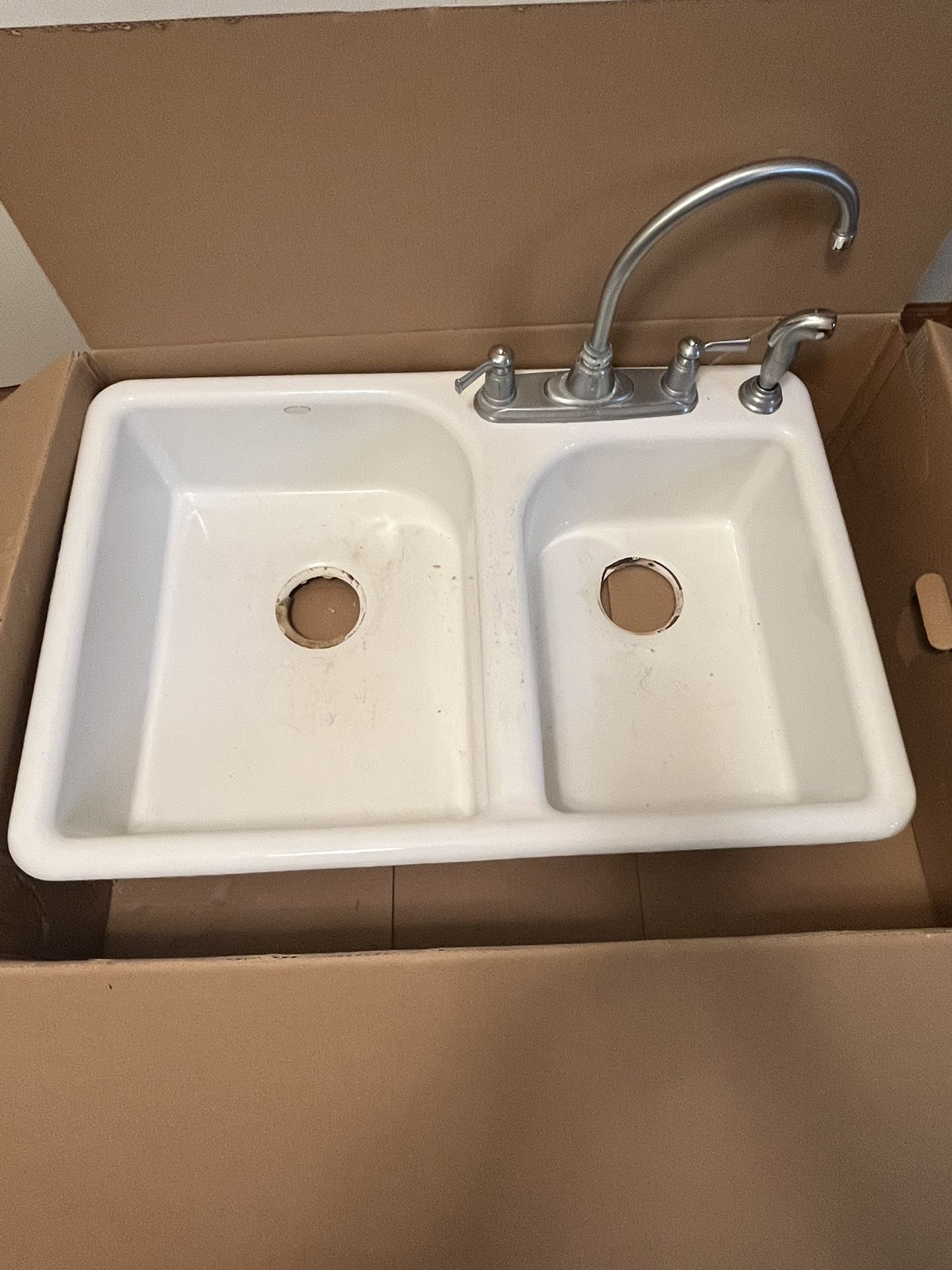 KOHLER Cast Iron Kitchen double Sink