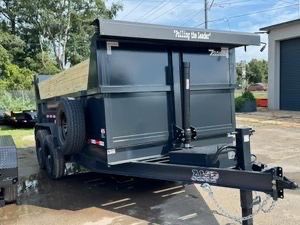 AMP 7 x 14 Buildable Side Dump Trailer 14k