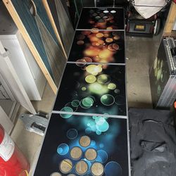 Party Pong Tables With LED Lighting 