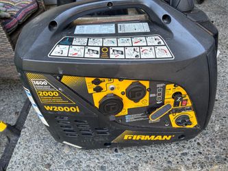 Firman 2000 watt inverter generator