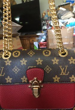 Fashion Red Velvet Purse Bag