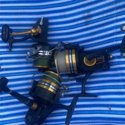 Penn Reels 7500,5500, And A Open Face Penn