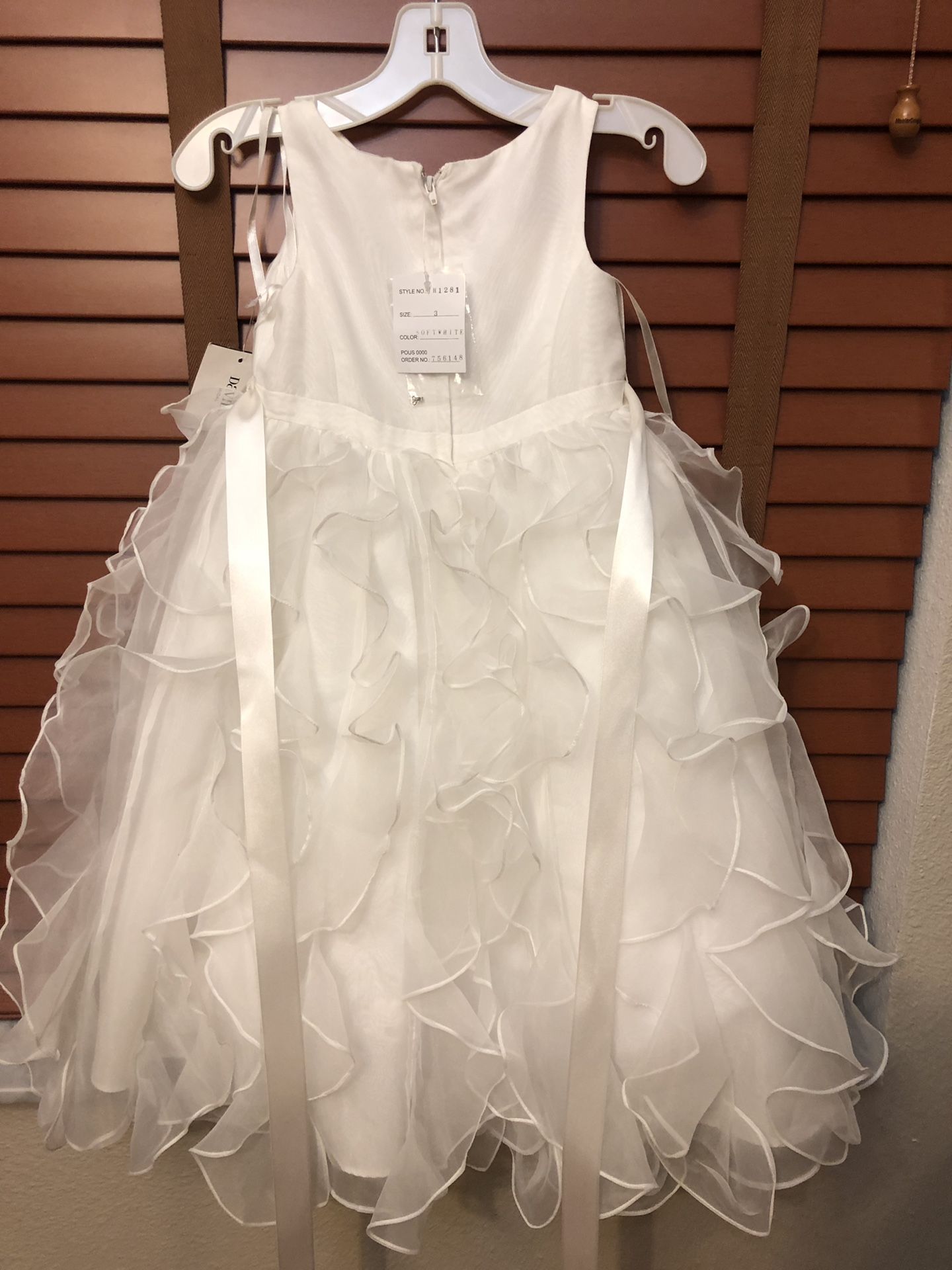 David’s bridal flower girl dress