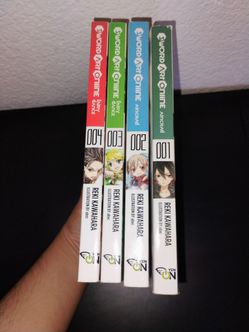 Sword Art Online Light Novel Volumes 1–4