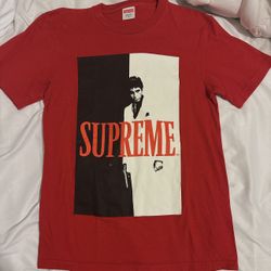 Supreme Scarface Split Shirt Red