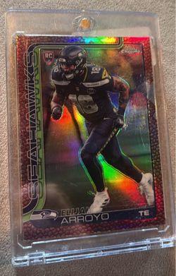Elijah Arroyo Bowman Chrome RC Rookie Card Seahawks