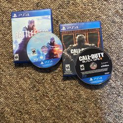 PS4 Call Of Duty Black Oops 3 And Battlefield V