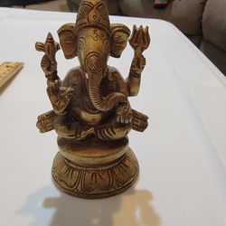 Ganesha Brass Statue