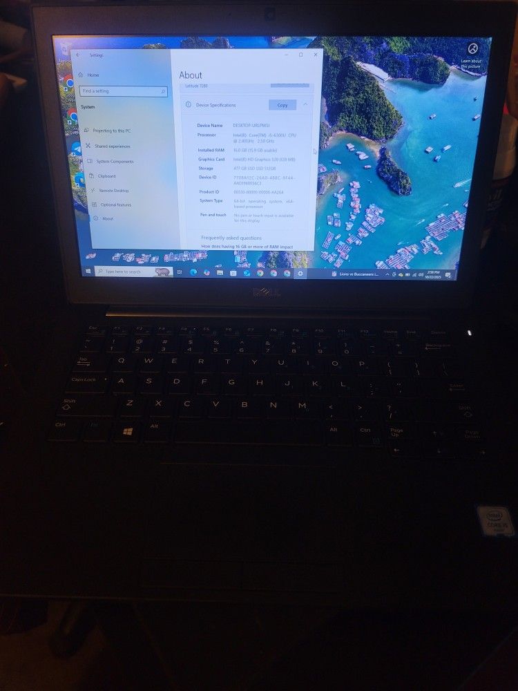 Dell Latitude 7280 Laptop PC